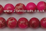 CDE2014 15.5 inches 10mm round dyed sea sediment jasper beads