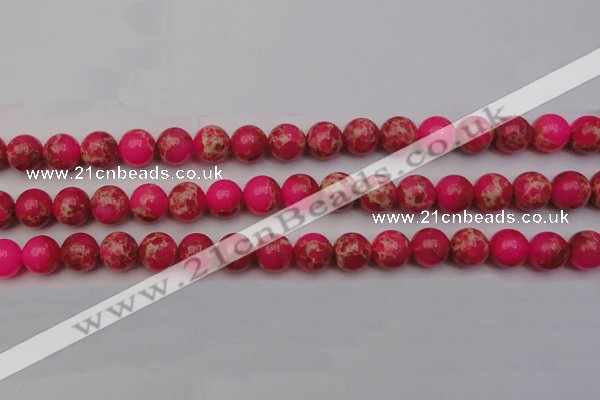 CDE2014 15.5 inches 10mm round dyed sea sediment jasper beads