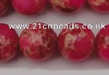 CDE2019 15.5 inches 20mm round dyed sea sediment jasper beads