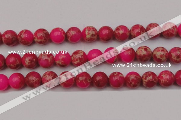 CDE2019 15.5 inches 20mm round dyed sea sediment jasper beads