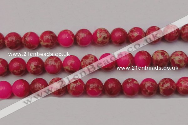 CDE2021 15.5 inches 24mm round dyed sea sediment jasper beads