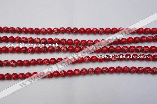 CDE2023 15.5 inches 6mm round dyed sea sediment jasper beads