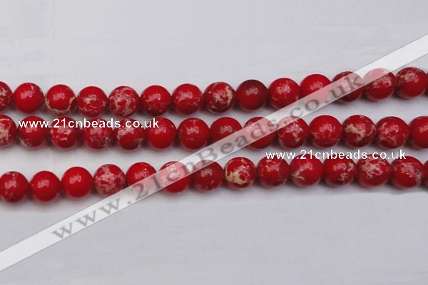 CDE2028 15.5 inches 16mm round dyed sea sediment jasper beads