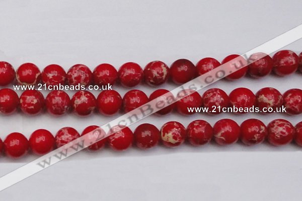 CDE2029 15.5 inches 18mm round dyed sea sediment jasper beads