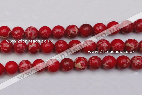 CDE2031 15.5 inches 22mm round dyed sea sediment jasper beads