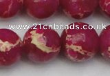 CDE2040 15.5 inches 18mm round dyed sea sediment jasper beads