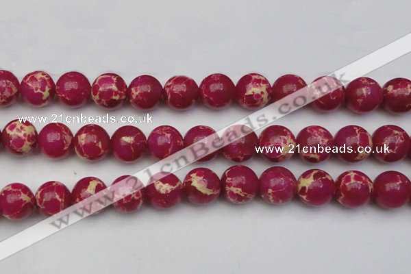 CDE2041 15.5 inches 20mm round dyed sea sediment jasper beads