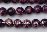 CDE2045 15.5 inches 6mm round dyed sea sediment jasper beads