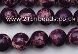 CDE2048 15.5 inches 12mm round dyed sea sediment jasper beads