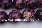 CDE2052 15.5 inches 20mm round dyed sea sediment jasper beads