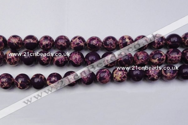 CDE2052 15.5 inches 20mm round dyed sea sediment jasper beads