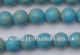 CDE2058 15.5 inches 10mm round dyed sea sediment jasper beads