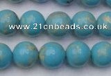 CDE2059 15.5 inches 12mm round dyed sea sediment jasper beads