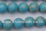 CDE2060 15.5 inches 14mm round dyed sea sediment jasper beads