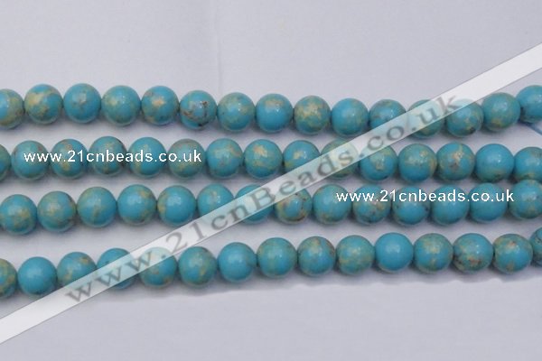 CDE2062 15.5 inches 18mm round dyed sea sediment jasper beads