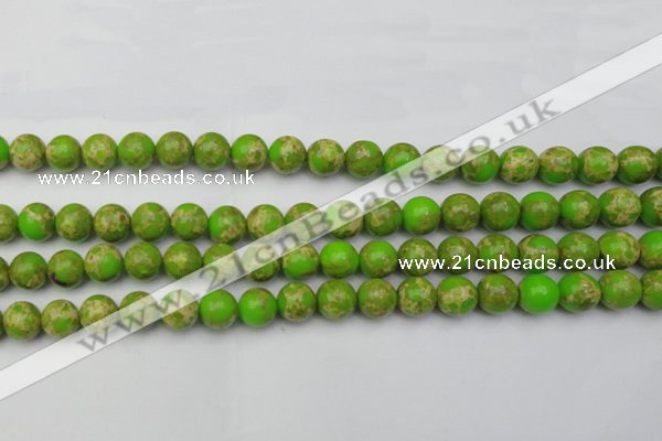 CDE2068 15.5 inches 8mm round dyed sea sediment jasper beads