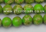 CDE2070 15.5 inches 12mm round dyed sea sediment jasper beads