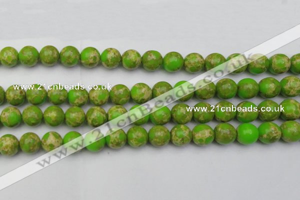 CDE2072 15.5 inches 16mm round dyed sea sediment jasper beads