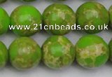 CDE2073 15.5 inches 18mm round dyed sea sediment jasper beads