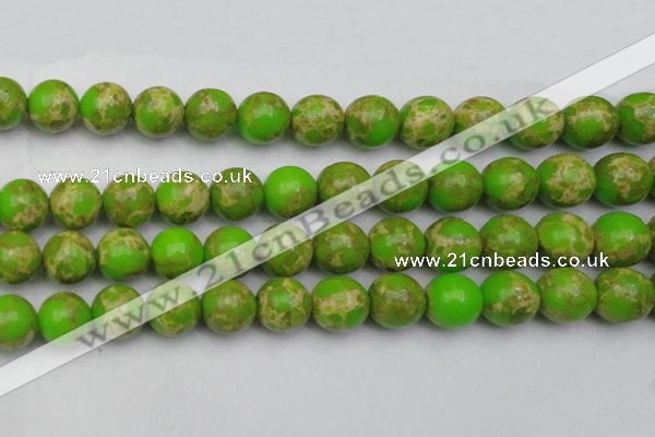 CDE2073 15.5 inches 18mm round dyed sea sediment jasper beads