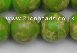 CDE2075 15.5 inches 22mm round dyed sea sediment jasper beads