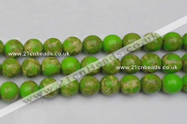 CDE2076 15.5 inches 24mm round dyed sea sediment jasper beads