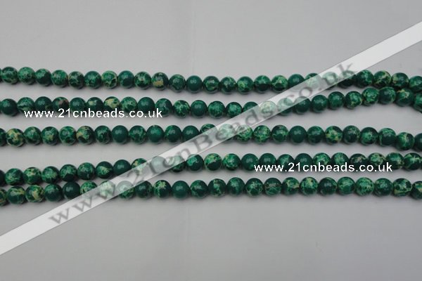 CDE2078 15.5 inches 6mm round dyed sea sediment jasper beads