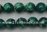 CDE2080 15.5 inches 10mm round dyed sea sediment jasper beads