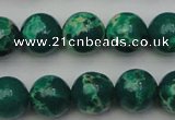 CDE2081 15.5 inches 12mm round dyed sea sediment jasper beads