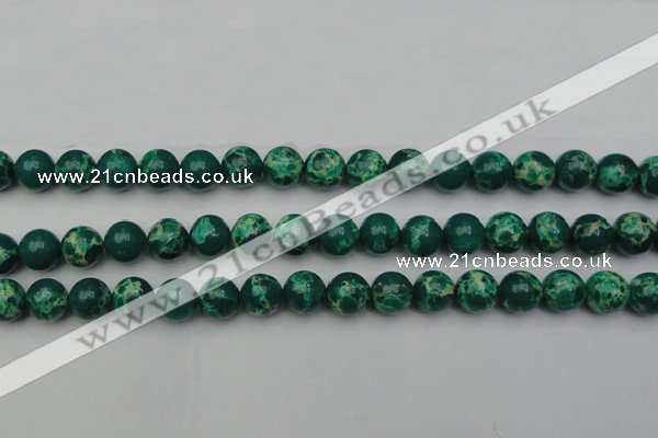 CDE2081 15.5 inches 12mm round dyed sea sediment jasper beads