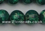 CDE2084 15.5 inches 18mm round dyed sea sediment jasper beads