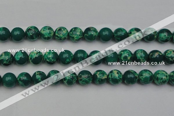 CDE2084 15.5 inches 18mm round dyed sea sediment jasper beads