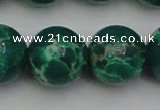 CDE2086 15.5 inches 22mm round dyed sea sediment jasper beads