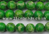 CDE2221 15.5 inches 6mm round dyed sea sediment jasper beads