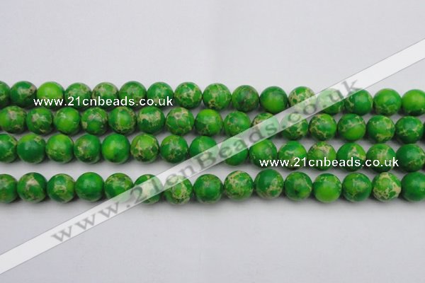 CDE2224 15.5 inches 12mm round dyed sea sediment jasper beads