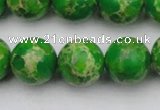 CDE2225 15.5 inches 14mm round dyed sea sediment jasper beads