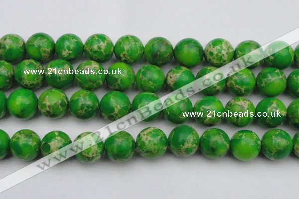 CDE2229 15.5 inches 22mm round dyed sea sediment jasper beads