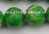 CDE2230 15.5 inches 24mm round dyed sea sediment jasper beads