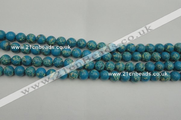 CDE2233 15.5 inches 8mm round dyed sea sediment jasper beads