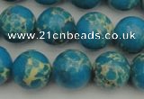 CDE2235 15.5 inches 12mm round dyed sea sediment jasper beads