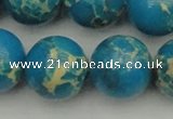 CDE2240 15.5 inches 22mm round dyed sea sediment jasper beads