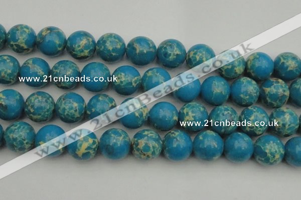 CDE2240 15.5 inches 22mm round dyed sea sediment jasper beads