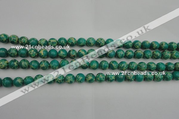 CDE2243 15.5 inches 6mm round dyed sea sediment jasper beads