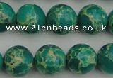 CDE2246 15.5 inches 12mm round dyed sea sediment jasper beads