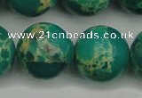 CDE2251 15.5 inches 22mm round dyed sea sediment jasper beads