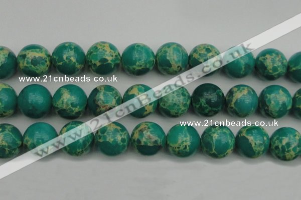CDE2251 15.5 inches 22mm round dyed sea sediment jasper beads
