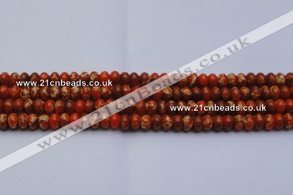 CDE2604 15.5 inches 12*16mm rondelle dyed sea sediment jasper beads