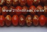 CDE2606 15.5 inches 15*20mm rondelle dyed sea sediment jasper beads