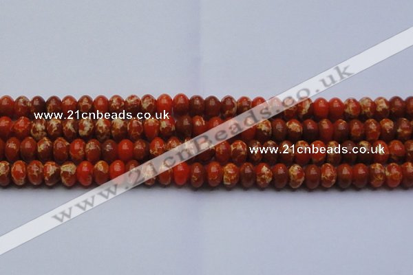 CDE2606 15.5 inches 15*20mm rondelle dyed sea sediment jasper beads