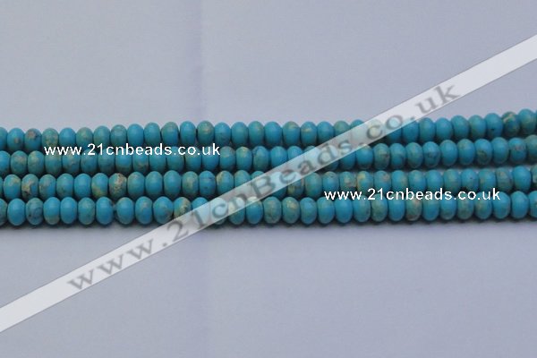 CDE2642 15.5 inches 8*12mm rondelle dyed sea sediment jasper beads